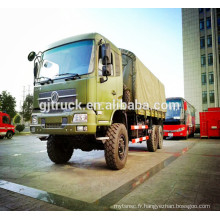 Véhicule militaire 6 * 6, camion militaire de dongfeng / tous conduisent outre du camion militaire de route / 6X6 outre du camion de route / camion de troupe de Dongfeng